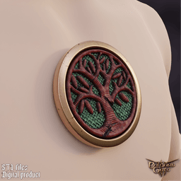 Fantasy Halsin Cemp Outfit Logo Baldurs Gate 3 3d model
