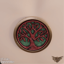 Fantasy Halsin Cemp Outfit Logo Baldurs Gate 3 3d model