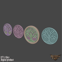 Fantasy Halsin Cemp Outfit Logo Baldurs Gate 3 3d model