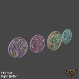 Fantasy Halsin Cemp Outfit Logo Baldurs Gate 3 3d model