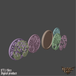 Fantasy Halsin Cemp Outfit Logo Baldurs Gate 3 3d model