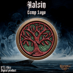Fantasy Halsin Cemp Outfit Logo Baldurs Gate 3 3d model