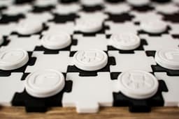 Puzzle Checkerboard 3d model