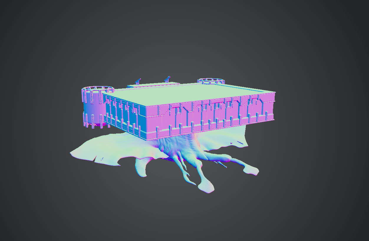 SKY TITAN W BASE 3d model