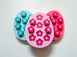 Easter Egg Fidget (2 Styles) plus Grass Display Stand 3d model