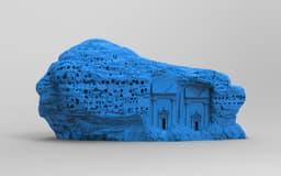 Qasr Al Bint AlUla Madain Saleh 3D - KSA sudia aribia- قصر البنت , العلا , مدائن صالح 3d model