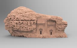 Qasr Al Bint AlUla Madain Saleh 3D - KSA sudia aribia- قصر البنت , العلا , مدائن صالح 3d model