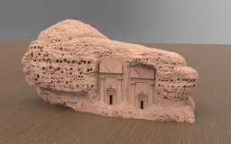 Qasr Al Bint AlUla Madain Saleh 3D - KSA sudia aribia- قصر البنت , العلا , مدائن صالح 3d model