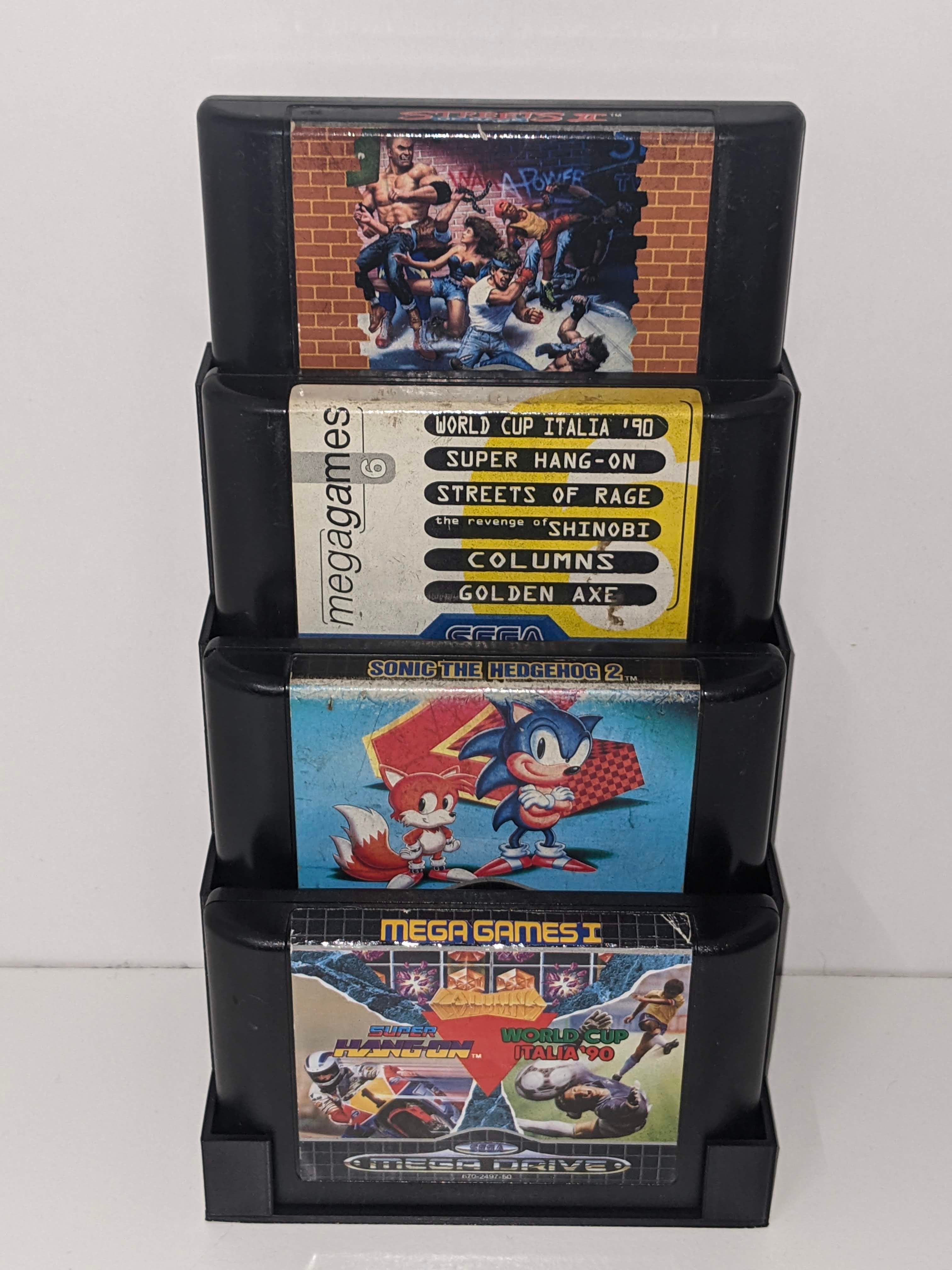 SEGA Mega Drive Genesis & Master System Holder 30 Models Display Tower 14 Models 3d model