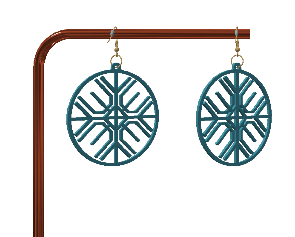 Cute keychain / earrings 3d model