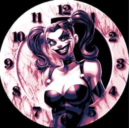 Fanart Clockface - Innocence hiding the truth of Harley Quinn - Animated 3d model