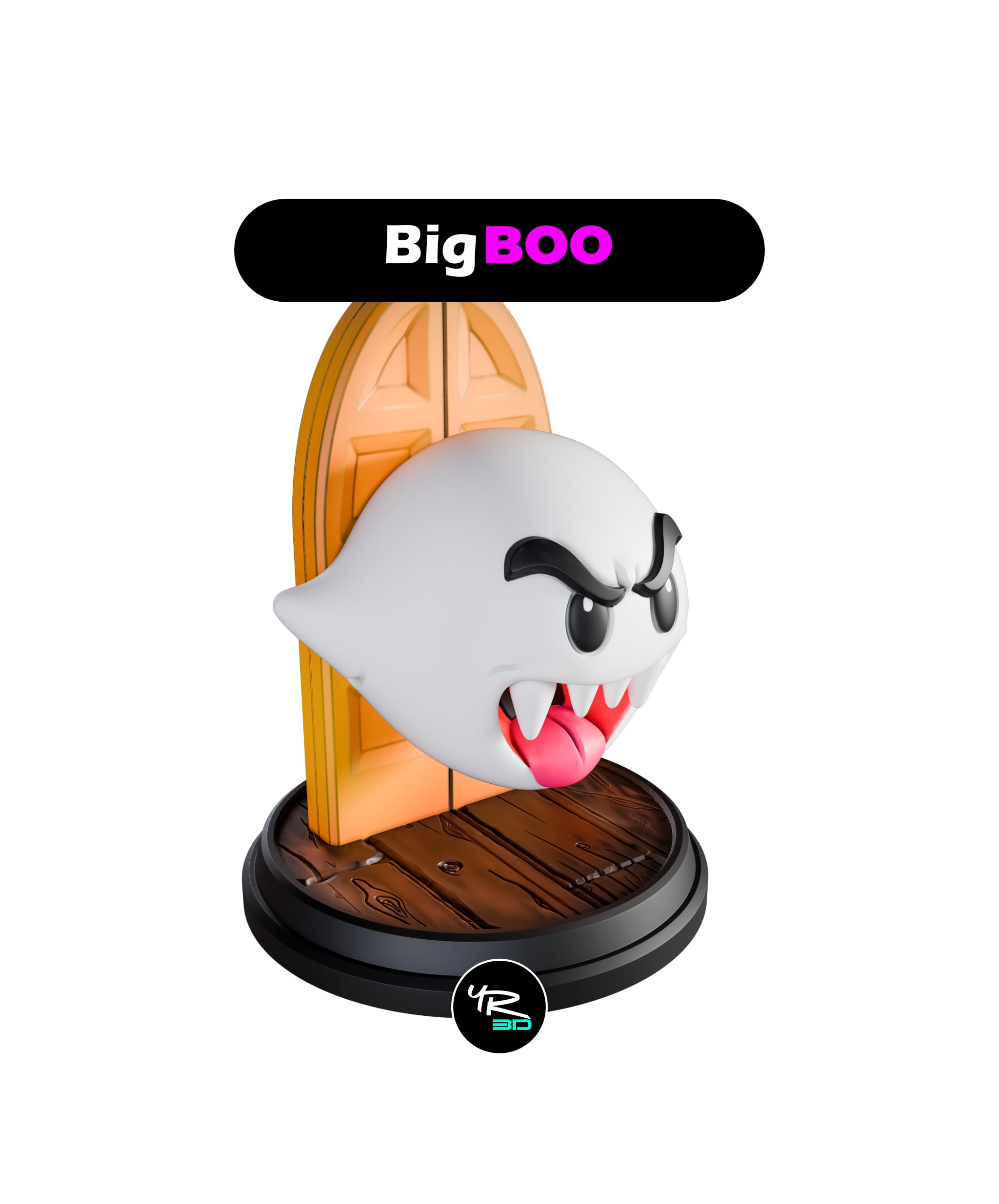 Big Boo Stylized Figure (Fan Art) 3d model