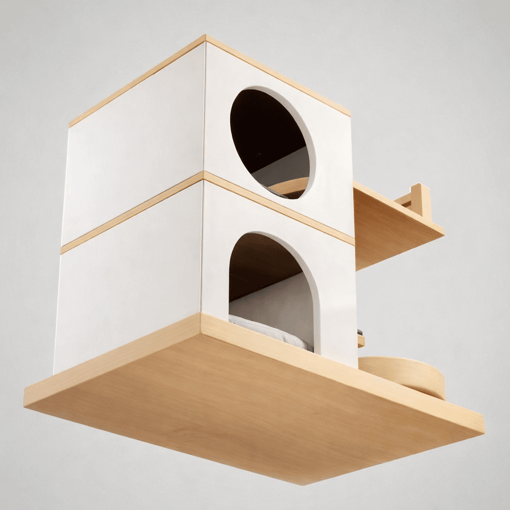 Modern Cat Tree House 3d model