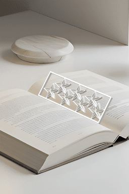 Star Bookmark, Creative Bookmark, Gift Idea 3d model