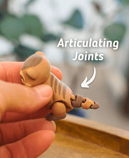 Merry Meerkat - Articulated fidget Meerkat 3d model