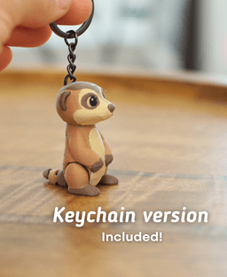 Merry Meerkat - Articulated fidget Meerkat 3d model