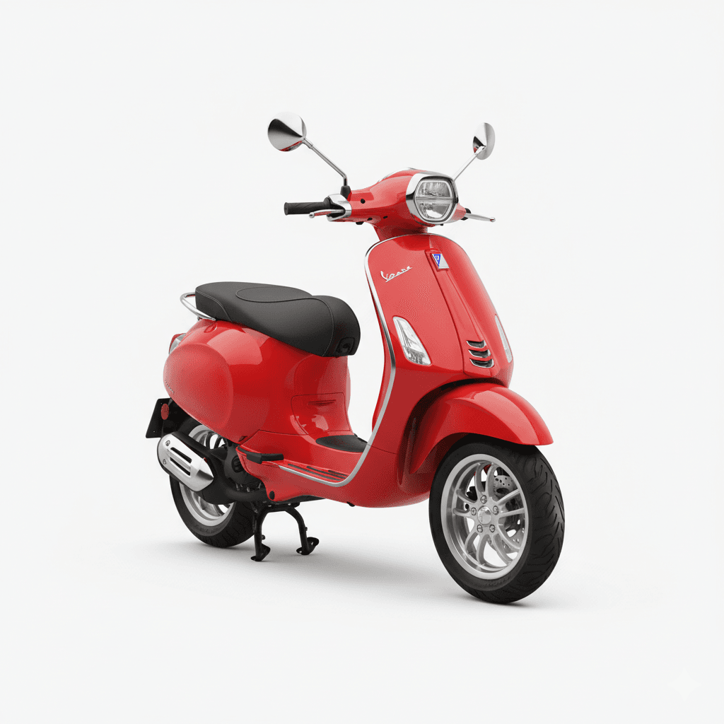 Vespa Sprint 150 Sport Scooter Motorcycle 3d model