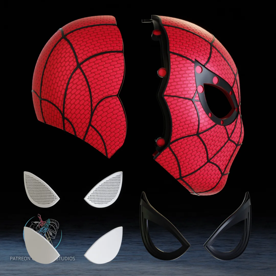 Spider-Man Brand New Day Mask 3D Printer STL File 3d model