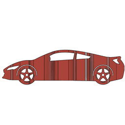 New Acura NSX 3D Car Flip Art Desk Display 3d model