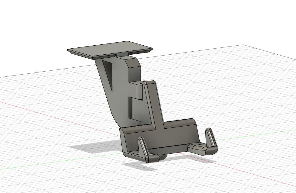 Phone Stand with hinge 3d model