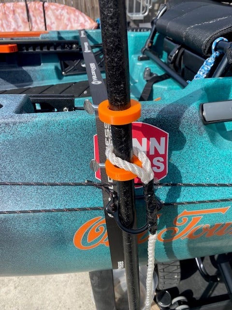 YakGear stake out pole Collars. 3d model