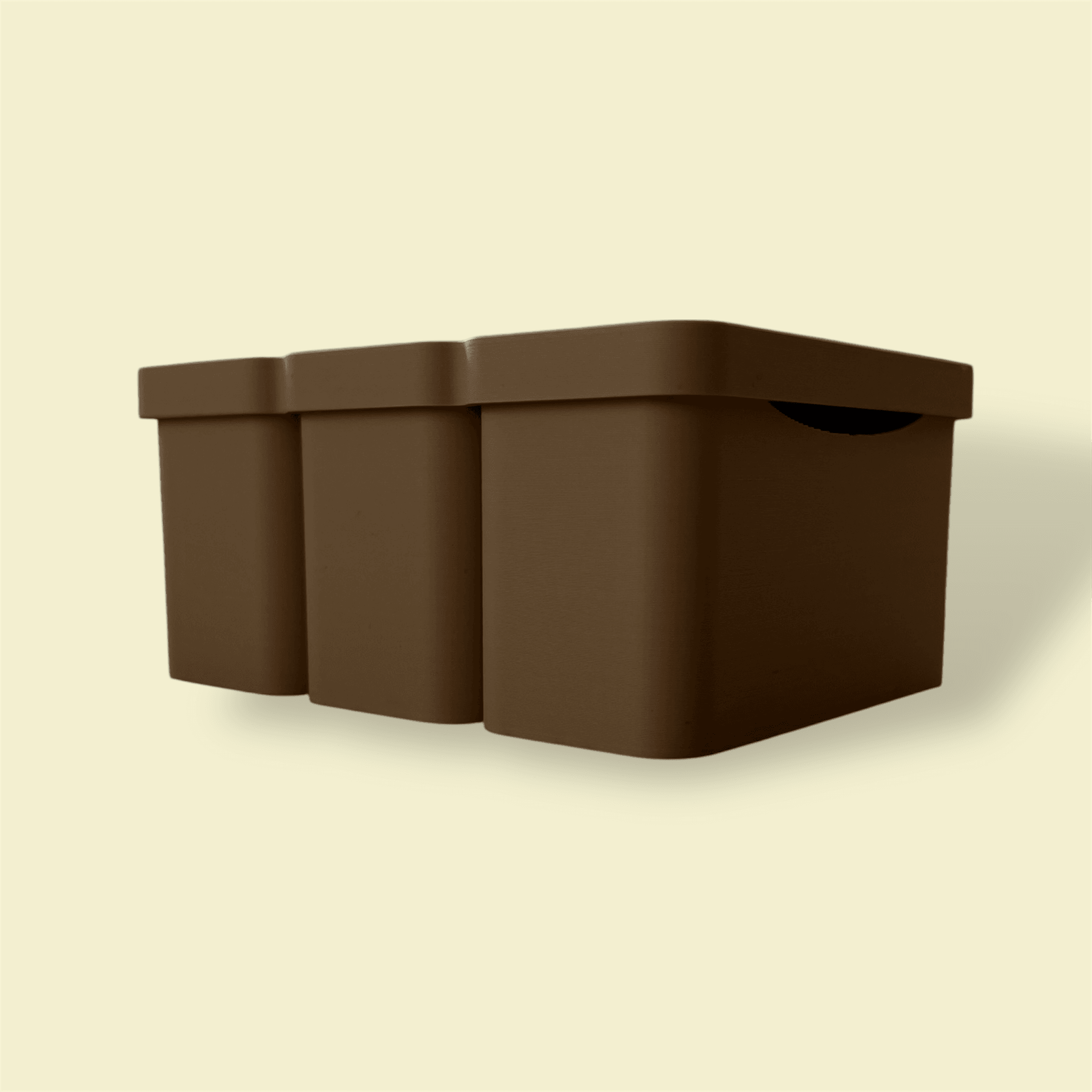 USB Organizer Box with Lid-Travel Tech Storage 3d model