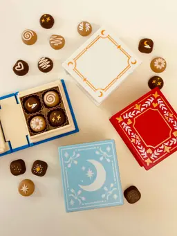 Chocolate Book Boxes Multi Clicker Fidget Toy Bundle 3d model
