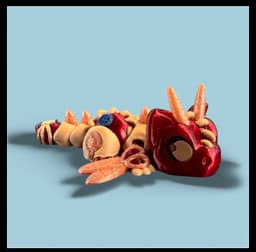 Rebel Sewing Friends - Dragon and Turtle 3d model