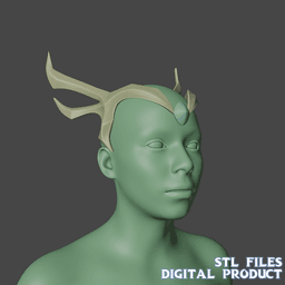 Fantasy Keyleth Crown The Legend of the Vox Machina 3d model