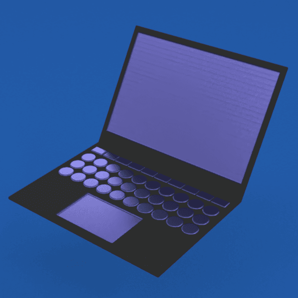 Laptop Mockup 3d model