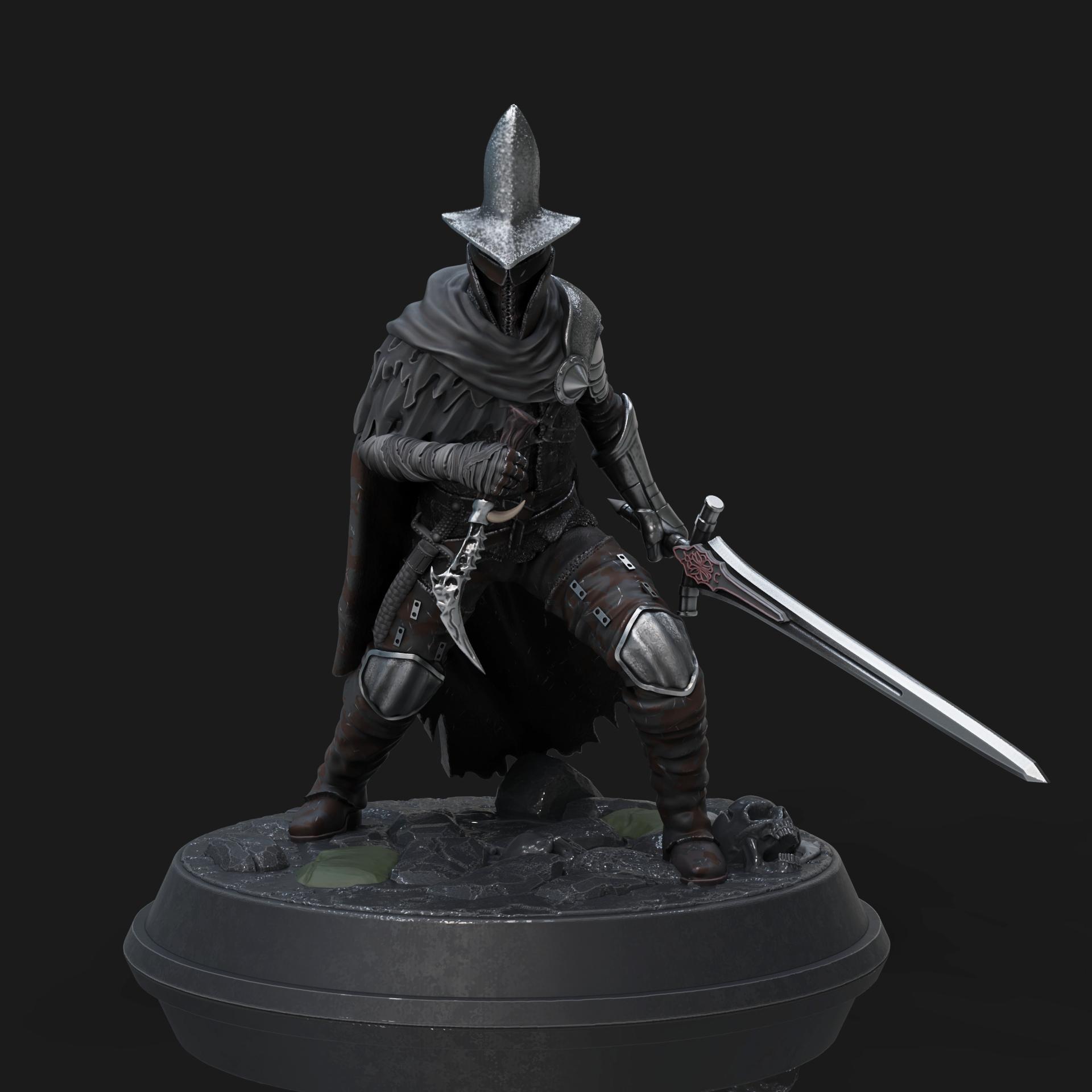 Abyss Watcher Figure (Pre-Supported) 3d model