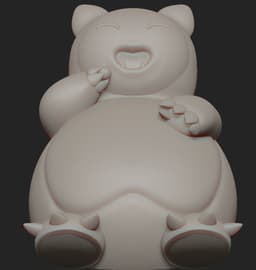 Pokemon- Hungry Hungry Snorlax 3d model