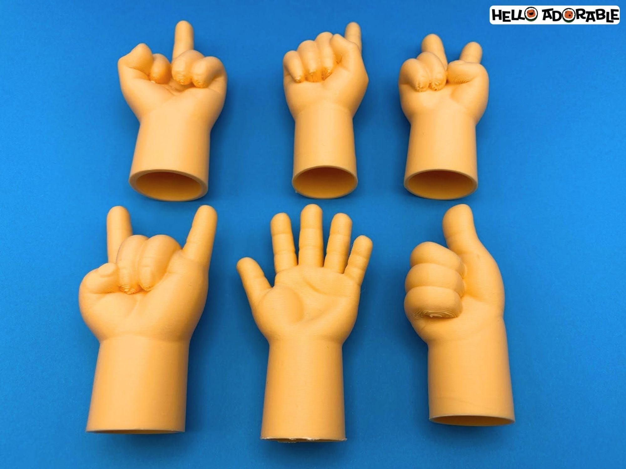 Middle Finger - Hand Finger Puppet 3d model