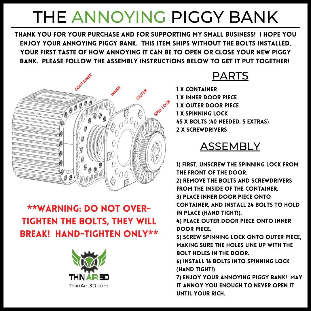 Annoying Piggy Bank 3d model