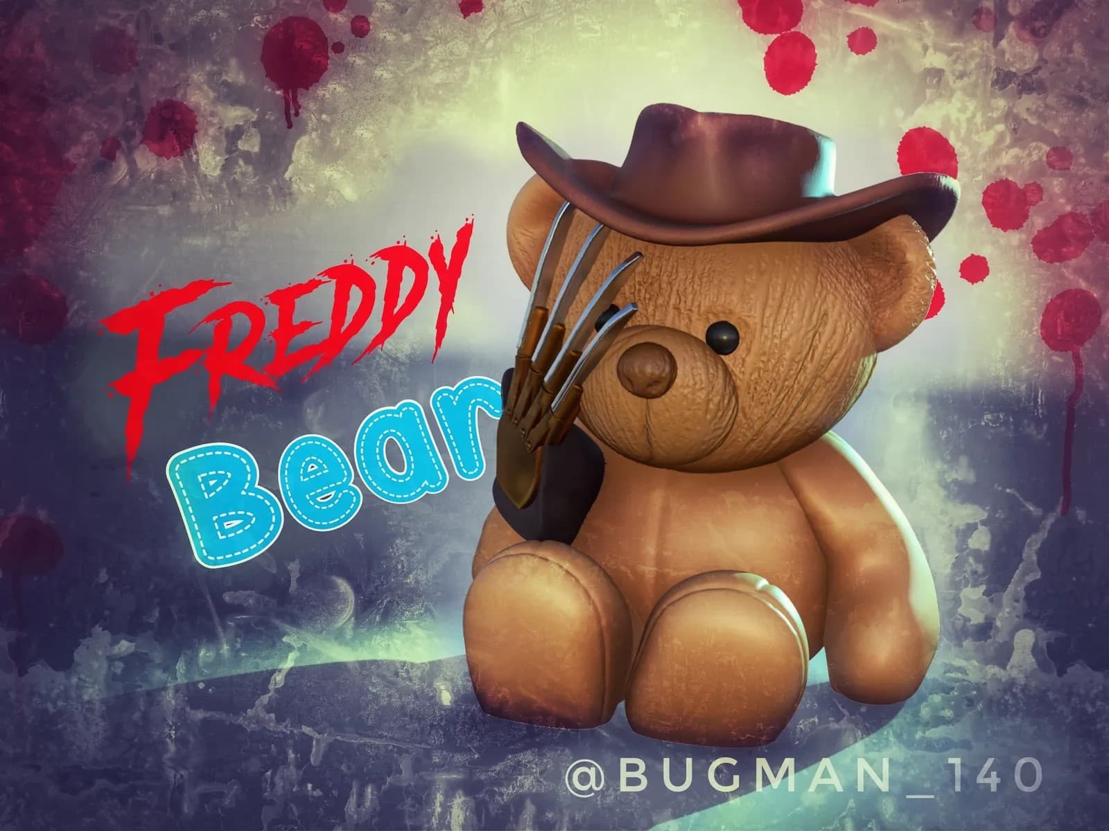 freddy-bear.stl 3d model