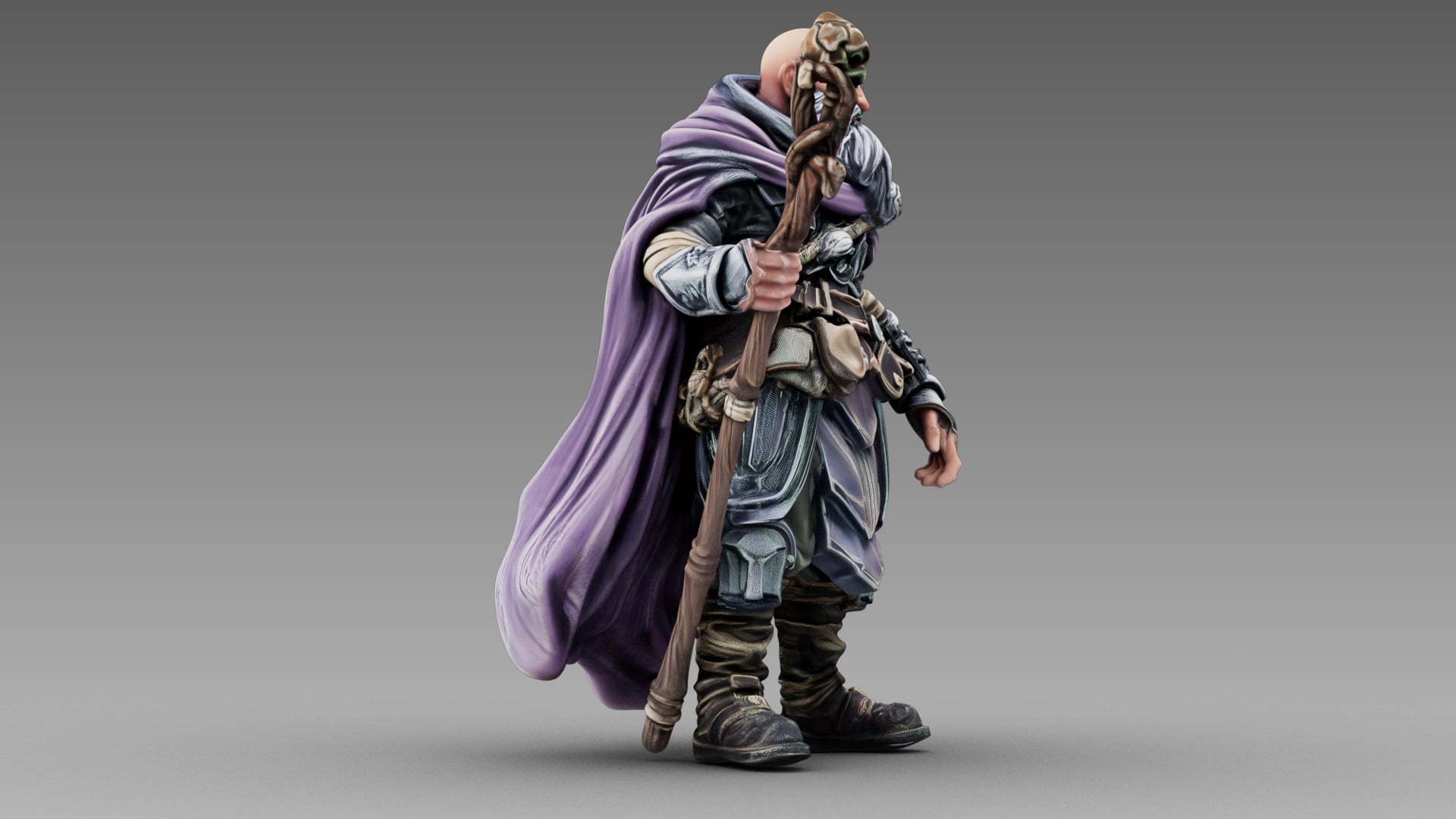 The Wandering Greybeard 3d model