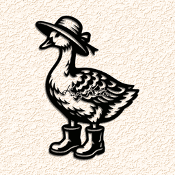 GOOSE wALL aRT hOME dECOR 3d model