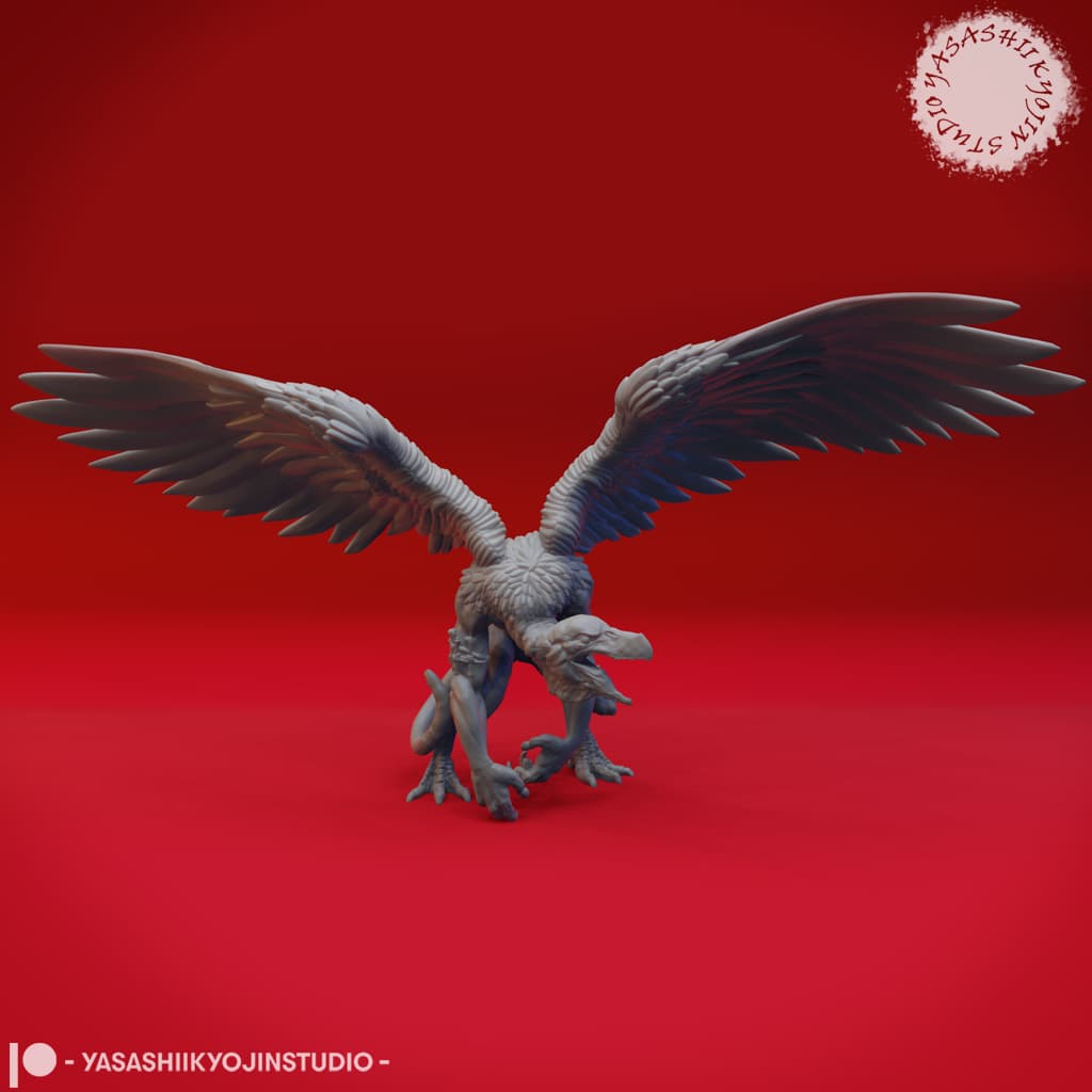 Vrock - Tabletop Miniature (Pre-Supported) 3d model