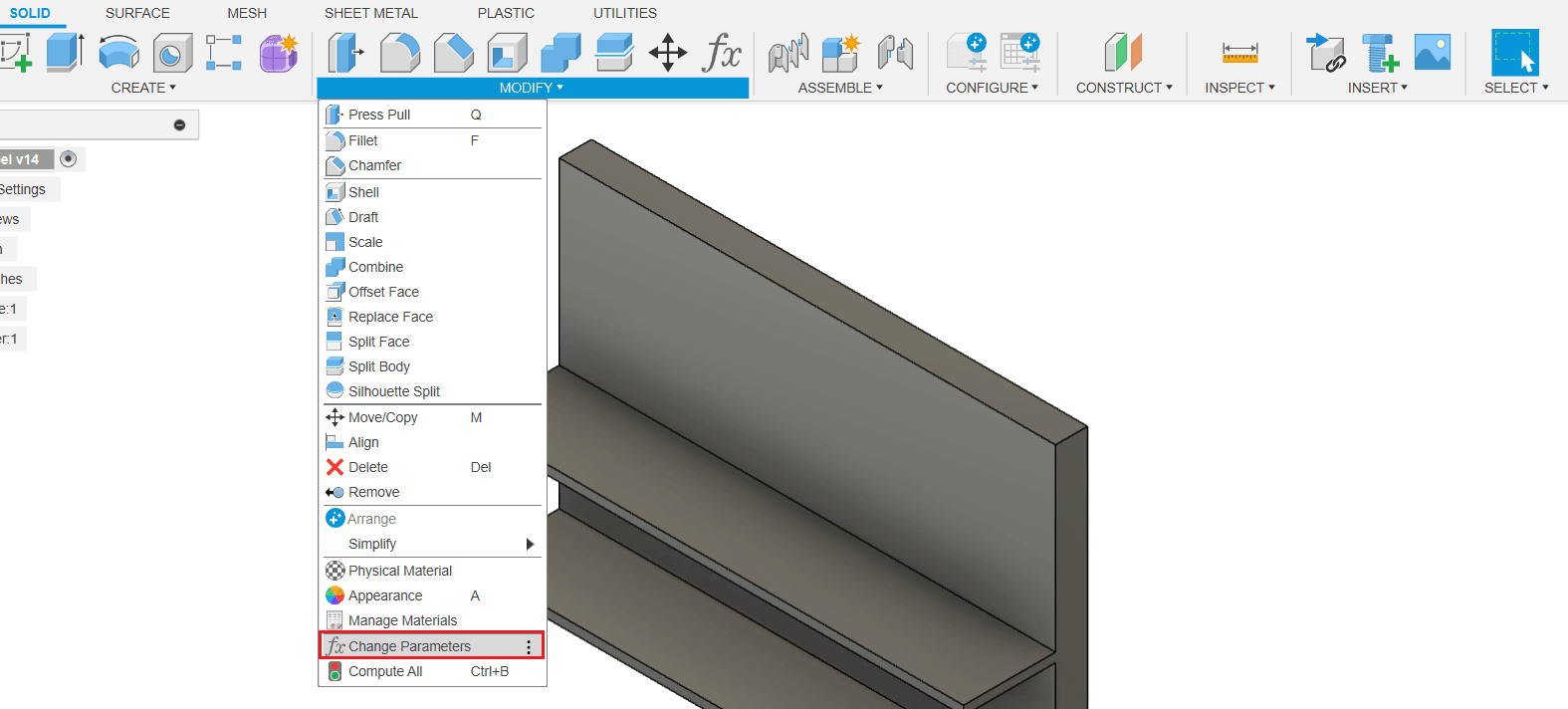 Parametric Label Holder 3d model