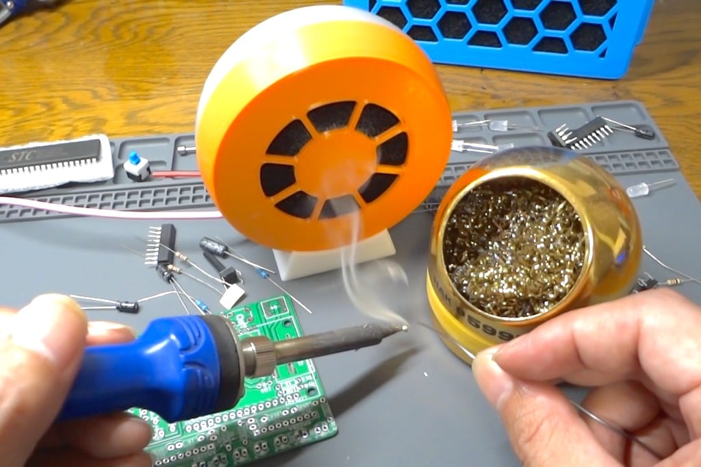 Mini Solder Fume Extractor 3d model