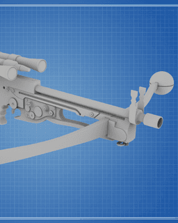 Chewbacca's Bowcaster - Star Wars 3d model