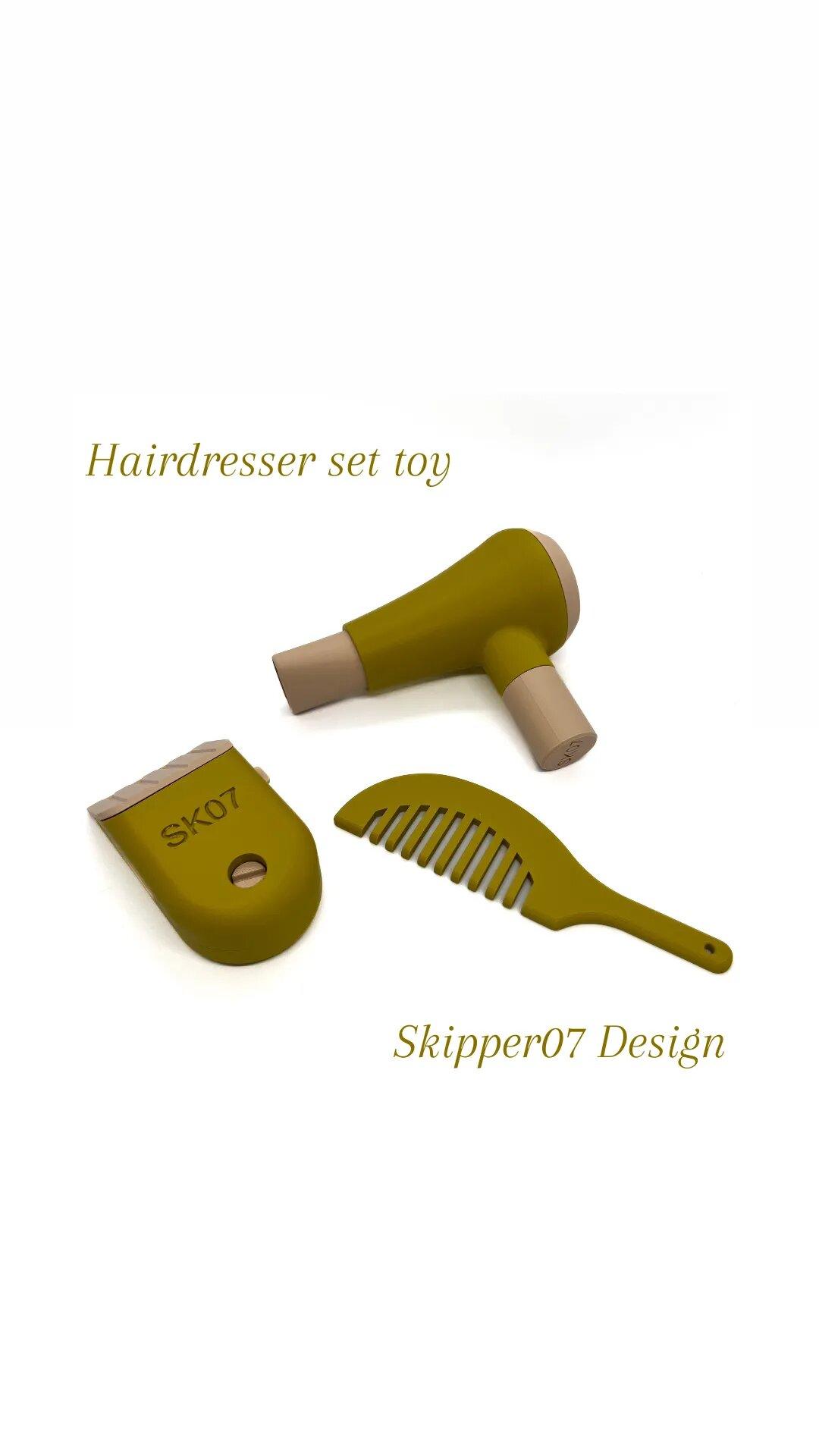 Toy Hairdryer 3d model
