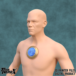 Nice Chest Gem/Crystal Piece To Be Hero X 3d model