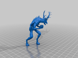 Wendigo - Tabletop Miniature 3d model