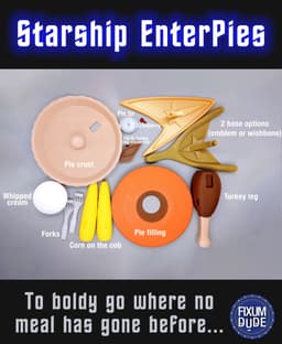 Starship EnterPies 3d model