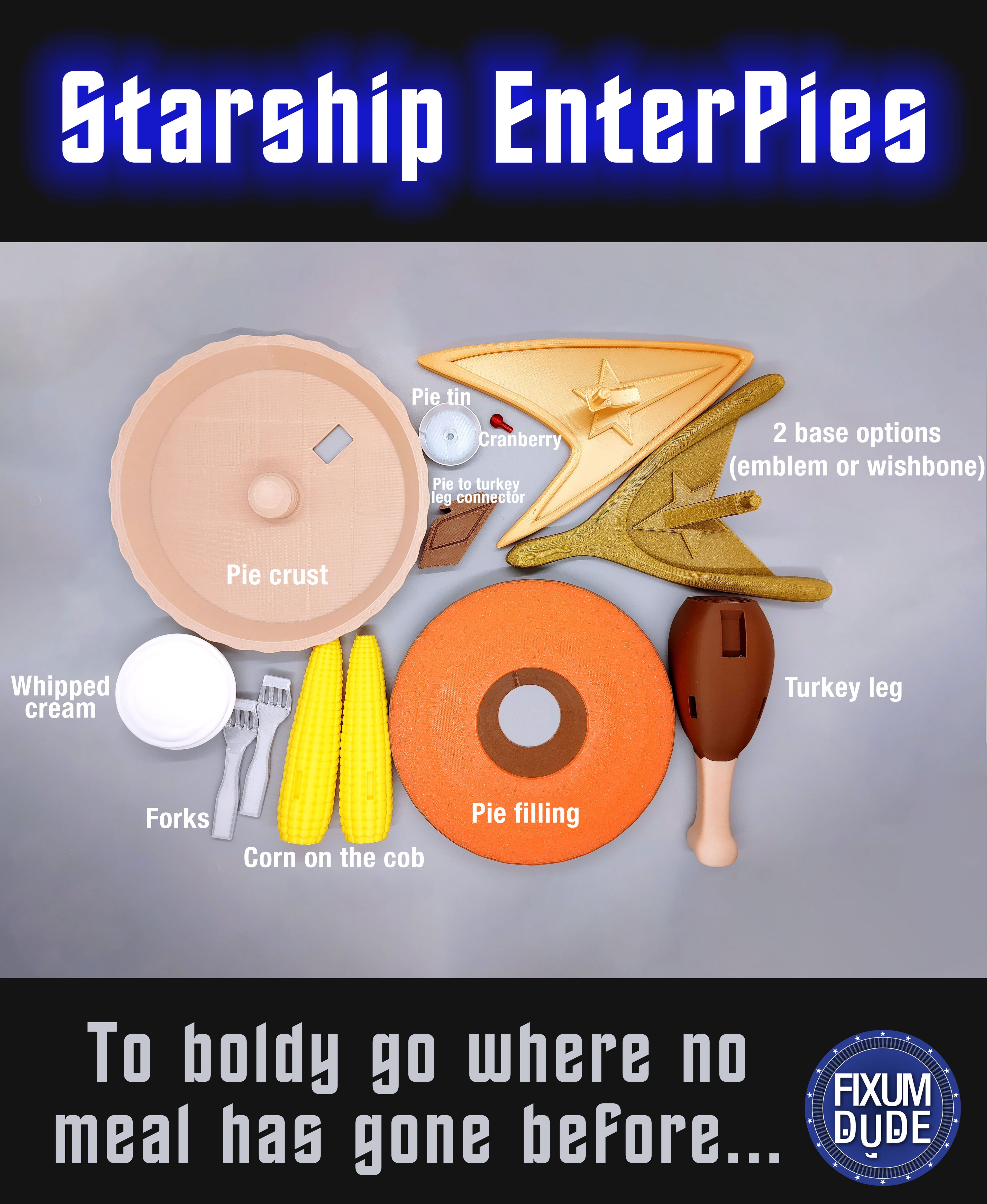 Starship EnterPies 3d model