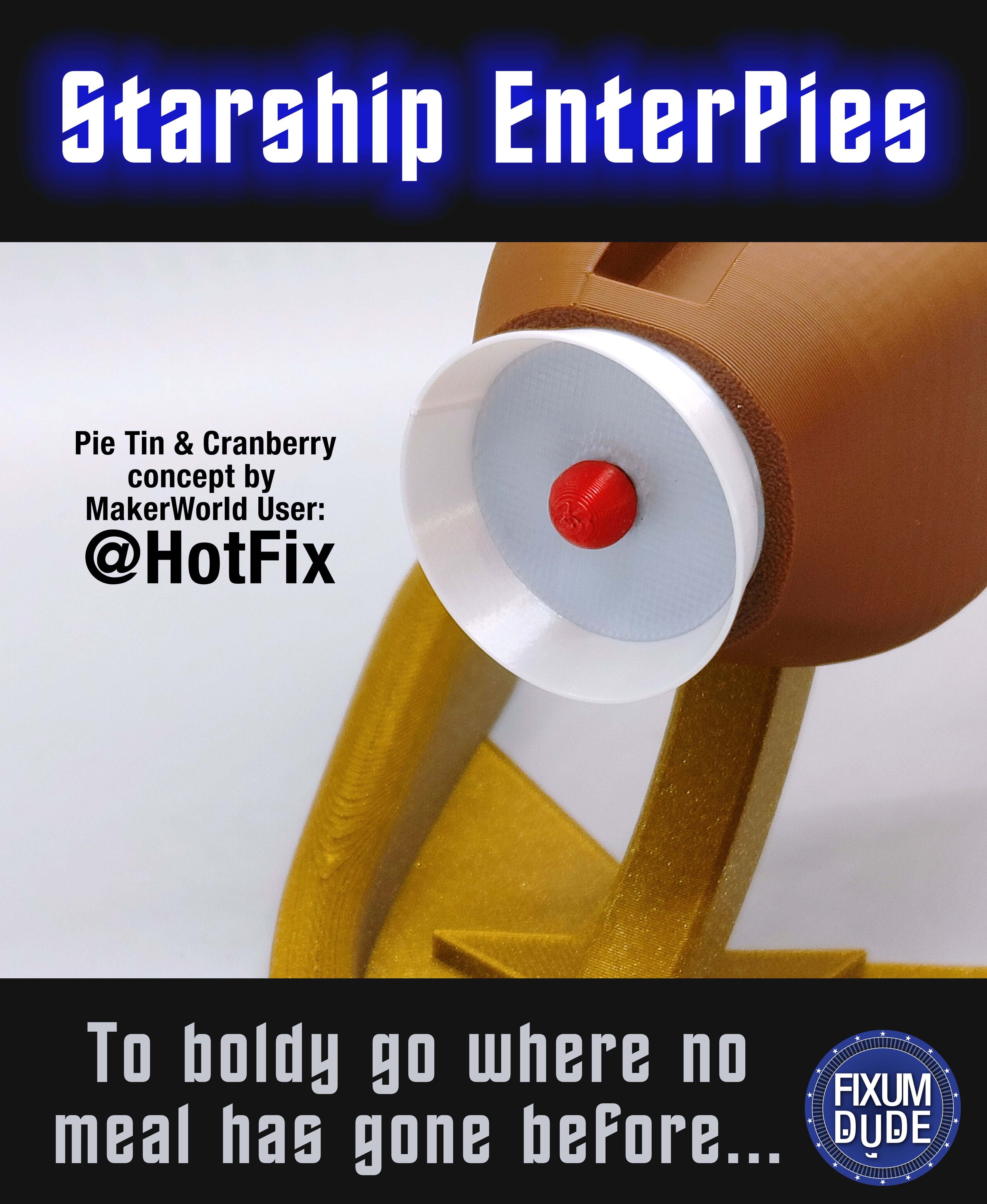 Starship EnterPies 3d model