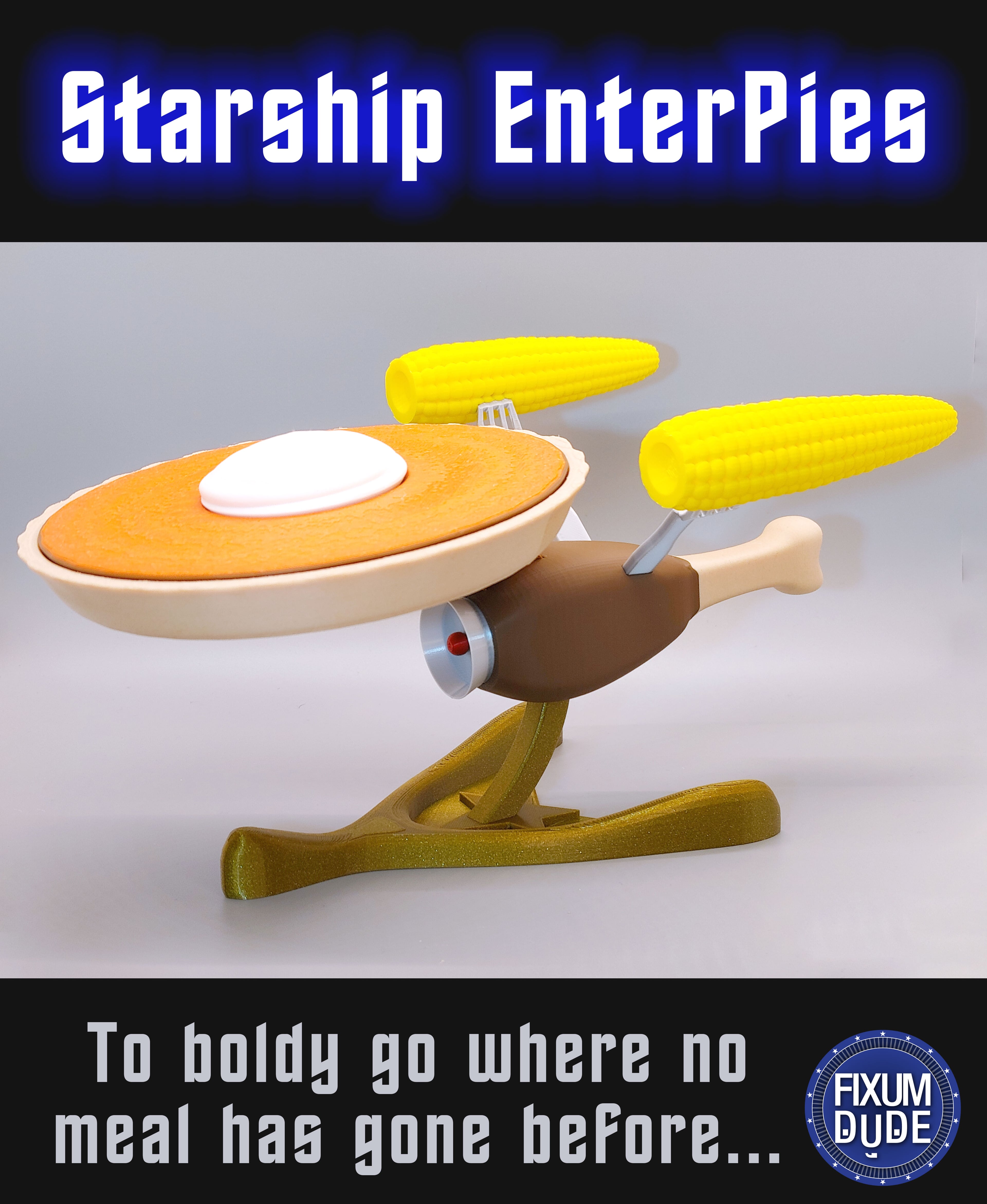 Starship EnterPies 3d model