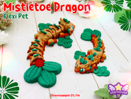 Mistletoe Dragon 3d model