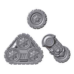 1:64 Scale Battle Car Kitbashing Tabletop Bits 3d model